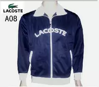 jacket lacoste classic 2013 man fermeture eclair col haut a08 bleu